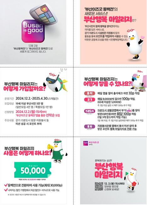 부산행복 마일리지' 시범사업