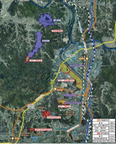 대전연구산업진흥단지 위치도
