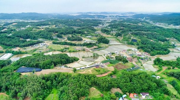 송선동현지구 도시개발사업- 드론 사진