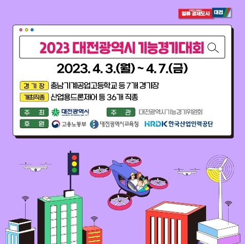 대전시, 2023년 대전시 지방기능경기대회 개최