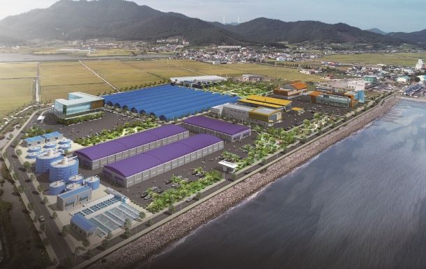 참조기 양식 산업화센터 조감도