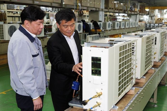 박종효 남동구청장, 강소기업‘(주)부성’ 현장 방문