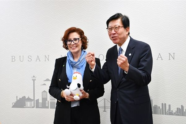 칼라 잠벨리 브라질 국회의원 접견