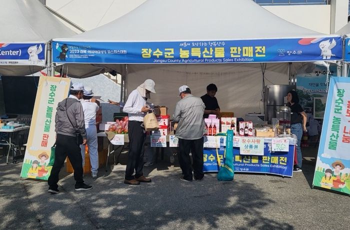 장수군, 우수 농특산물 홍보·판매 ‘집중’