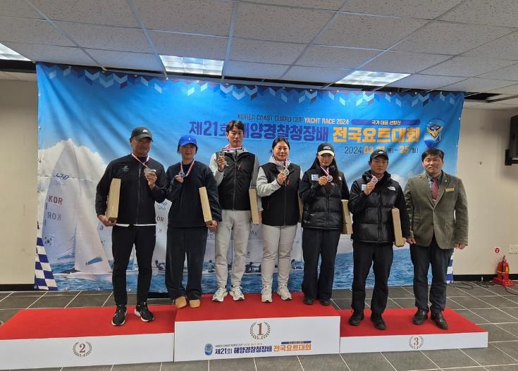 여수시청 직장운동경기부 요트팀이 ‘제21회 해양경찰청장배 전국요트대회’에서 우승을 차지했다.