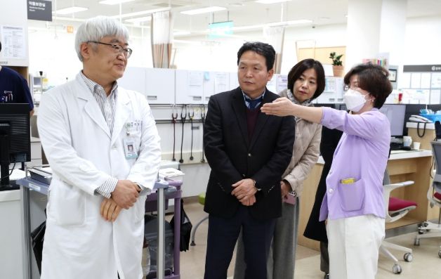 청주부시장, 설연휴 대비 응급의료체계 현장 점검