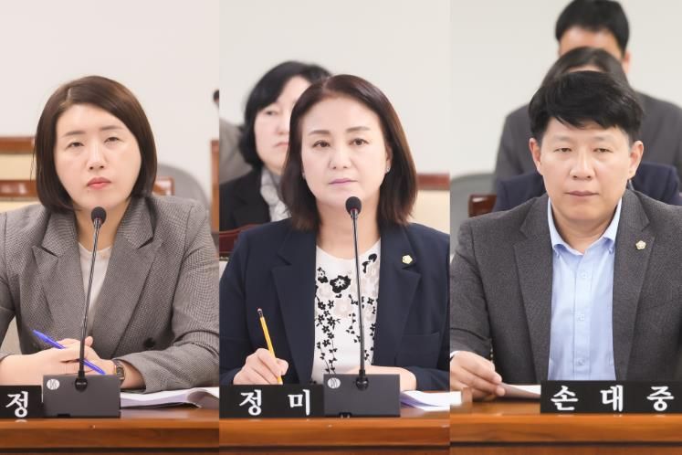 부평구의회, 의원발의 조례안 3건 본회의 의결-정유정 의원,허정미 의원,손대중 의원