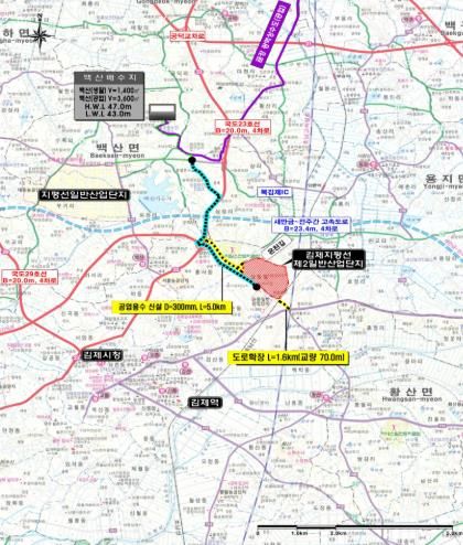 김제 지평선 제2 일반산업단지 기반시설 사업 국비·도비 확보로 본격 추진
