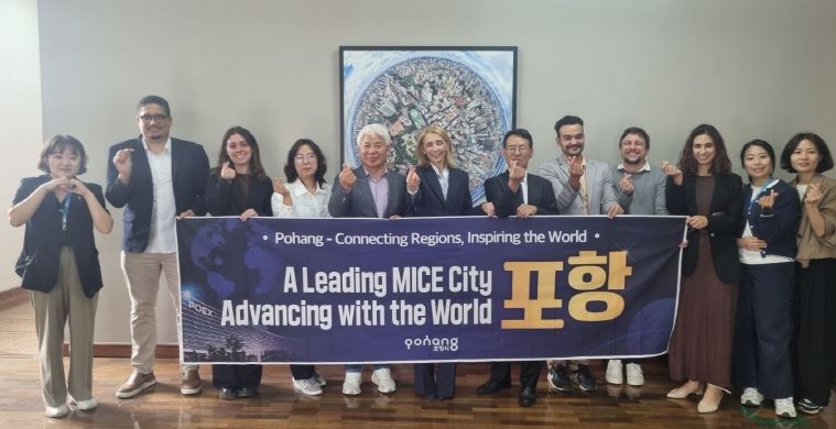 지난 12일부터 13일까지 브라질 경제 중심도시 상파울루를 찾아 포항 MICE 산업의 글로벌 경쟁력 강화를 위한 협력 논의를 이어갔다.