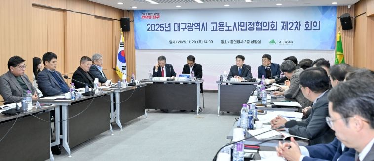 대구시, 고용노사민정협의회 개최