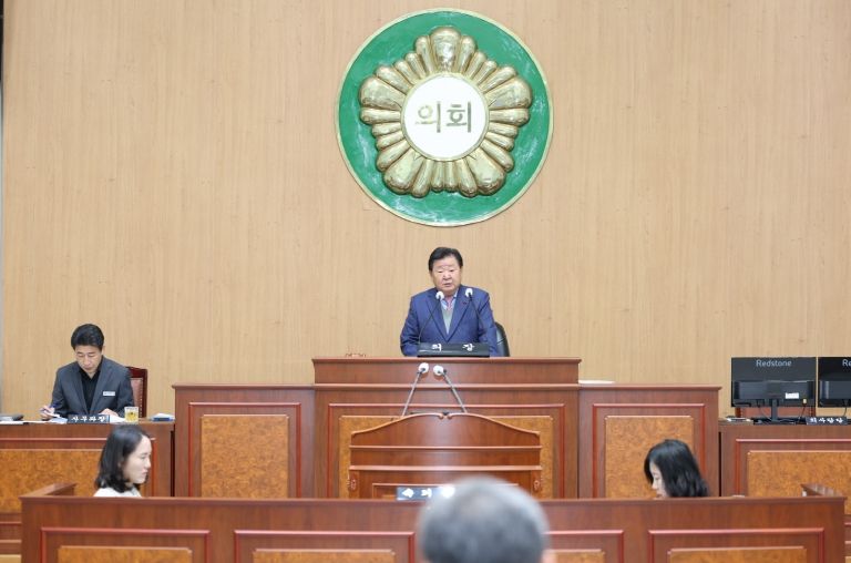 고성군의회, 제306회 제2차 정례회 개회