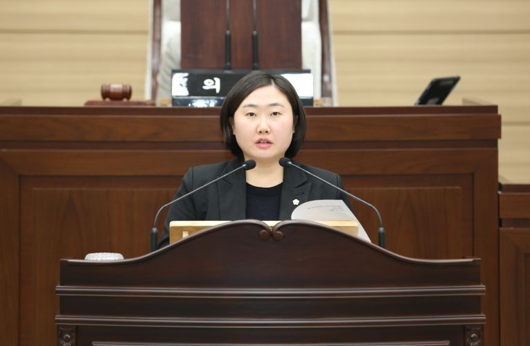 백슬기 서구의원, 분구 대비 구민 피해 현황 파악 및 공무원 인사 배치 계획 구정질의