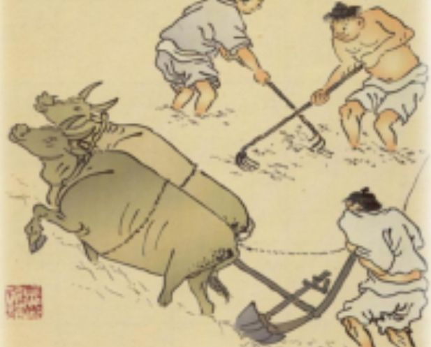 김홍도 화가의 ‘논갈이’