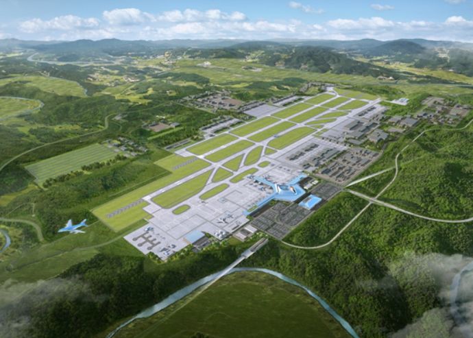 대구경북통합신공항 조감도