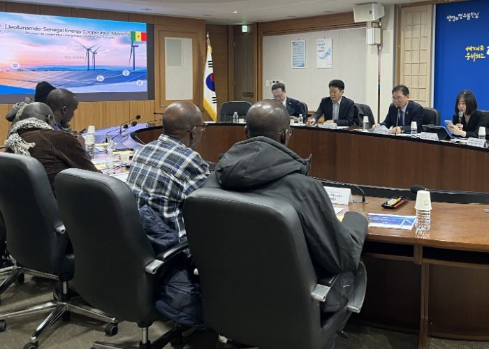 세네갈 ODA 대표단의 전남도 방문 사진