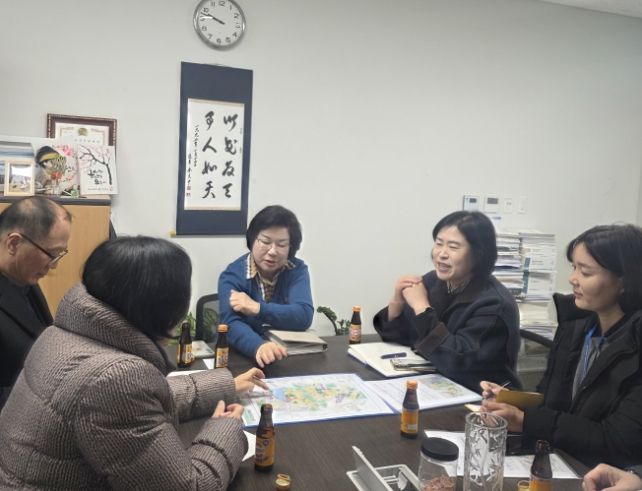 김옥순 의원, 의왕·군포·안산 공공주택지구 내 폐기물처리시설 설치 논의 정담회