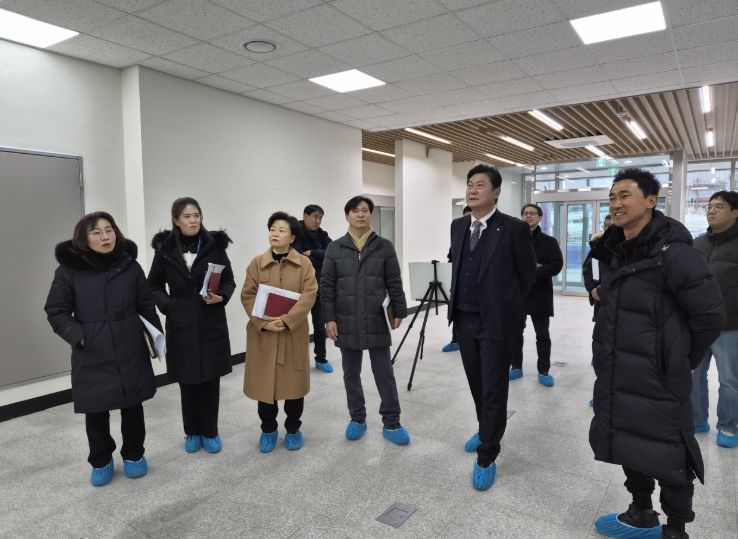 용현3동 행정복지센터 신축 공사 현장점검