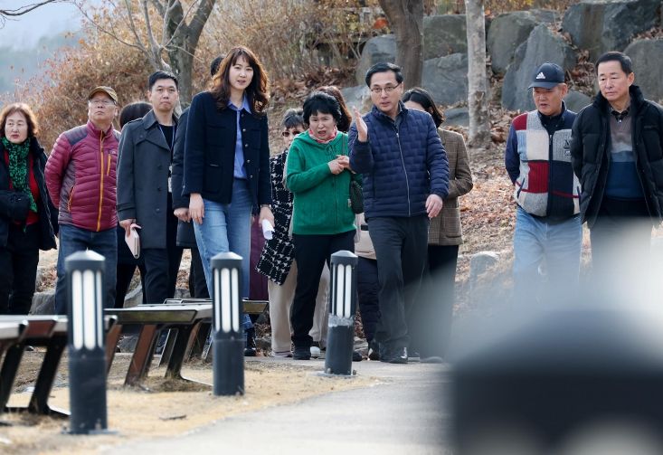 동네방네 현장스케치 행사 중 현장 점검 모습