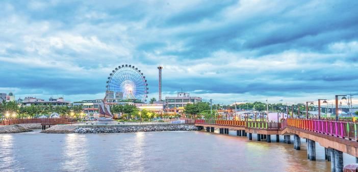 삽교호 관광지 전경