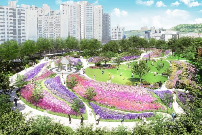 블라썸 정원 조감도