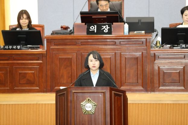 이혜인 남구의원, 본회의서 파크골프장 연회원제 도입 반대의견 피력