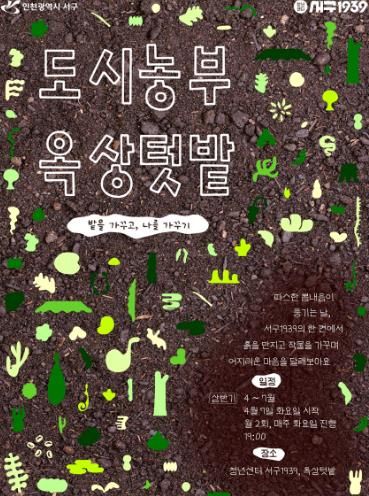 인천 서구, 청년들의 ‘옥상텃밭’ 상반기 참여자 모집... 함께 심고 함께 수확하는 기쁨