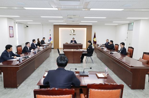 제260회 임시회 일정을 정하는 금천구의회 의회운영위원회