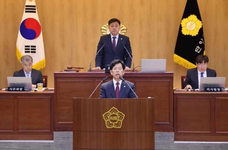 단양군의회 조성룡 의원, 5분 자유발언