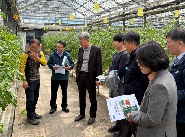 송광민 영광 부군수, 시설원예농가 현장 격려 방