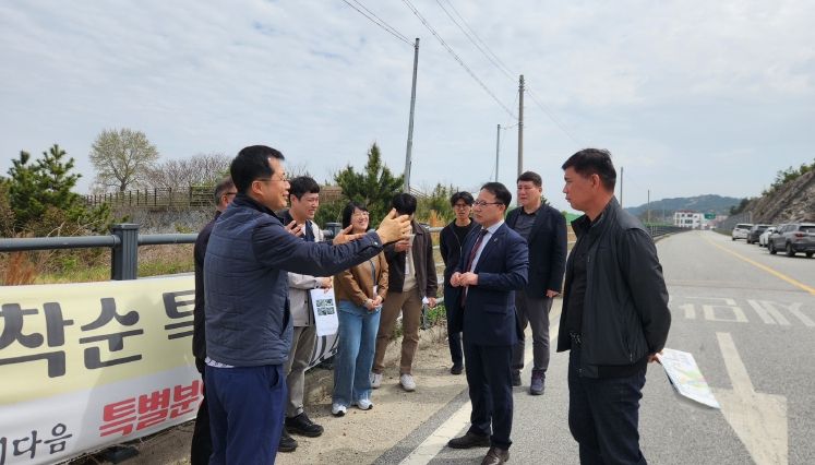 국립새만금수목원 진입도로 개선을 위한 관계기관 현장 협의